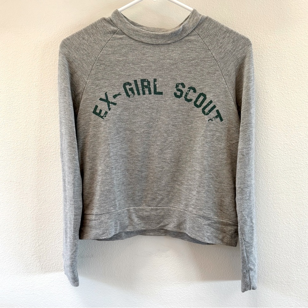 Gray Ex-Girl Scout Sweater